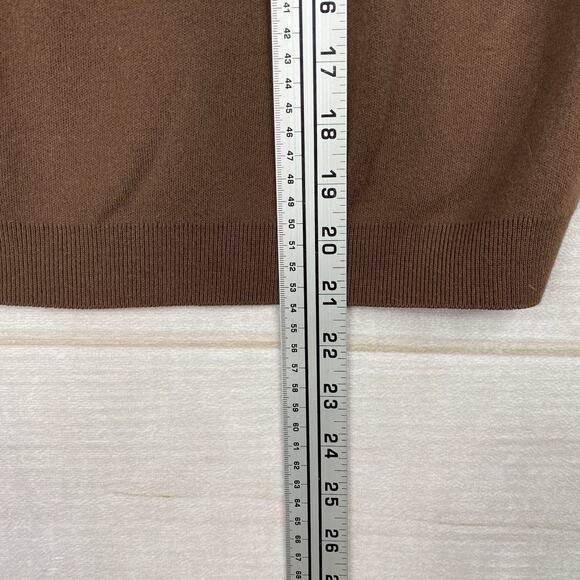 Saks Fifth Avenue Real Clothes Skirt Womens L Brown Sweater Knit Pull On VTG NWT - Picture 4 of 7